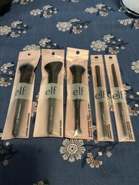e.l.f. Black Makeup Brush Set - 5 Piece